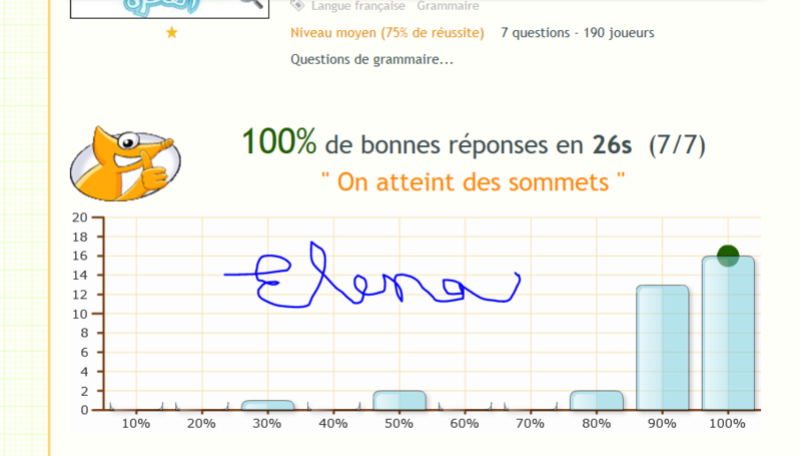 Les classes grammaticales : la nature des mots - Page 5 Quizz310