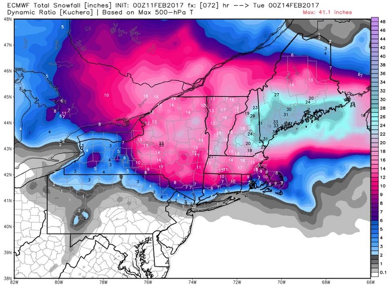 Sunday February 12th Possible Front-End Snow Thump 16681910