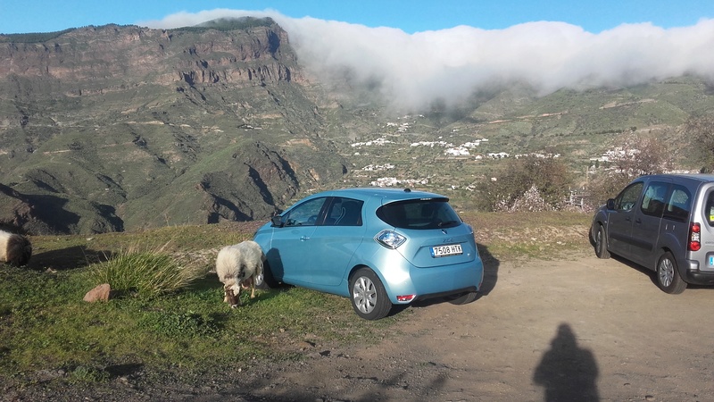 En ZOE sur l'île de la Grande Canarie 20170114