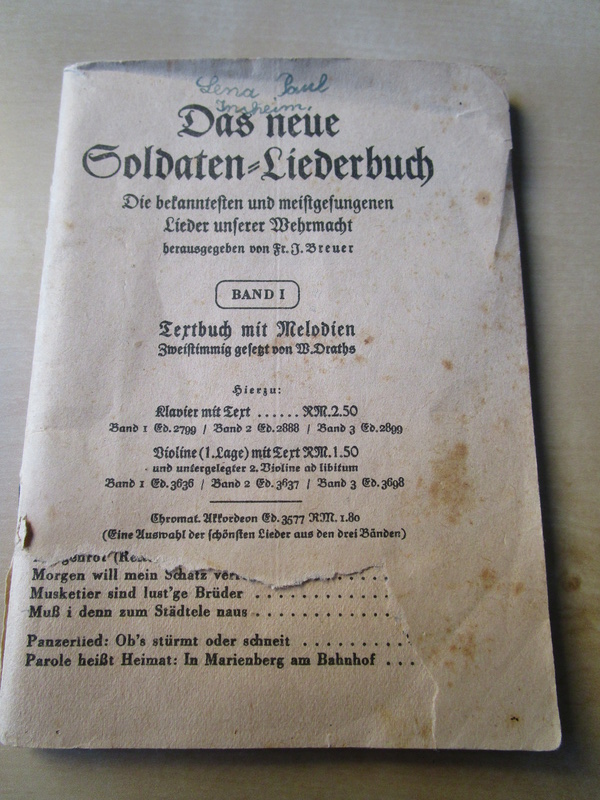 Chants religieux de la Wehrmacht (Prière au Führer) - Livret de chants WW2 Img_0213