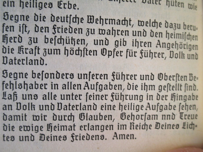 Chants religieux de la Wehrmacht (Prière au Führer) - Livret de chants WW2 Img_0215