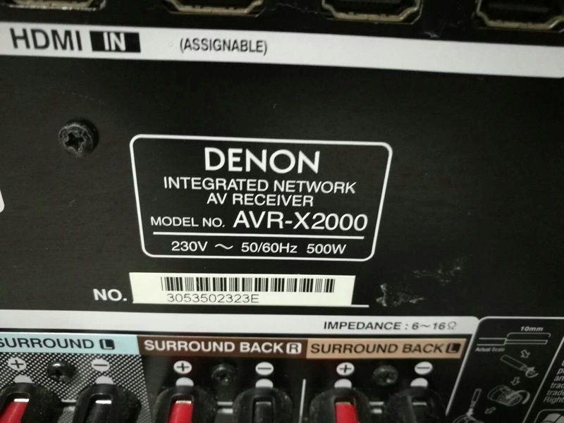 Denon Net work receiver AVR-X2000 (Sold) Mmexpo13