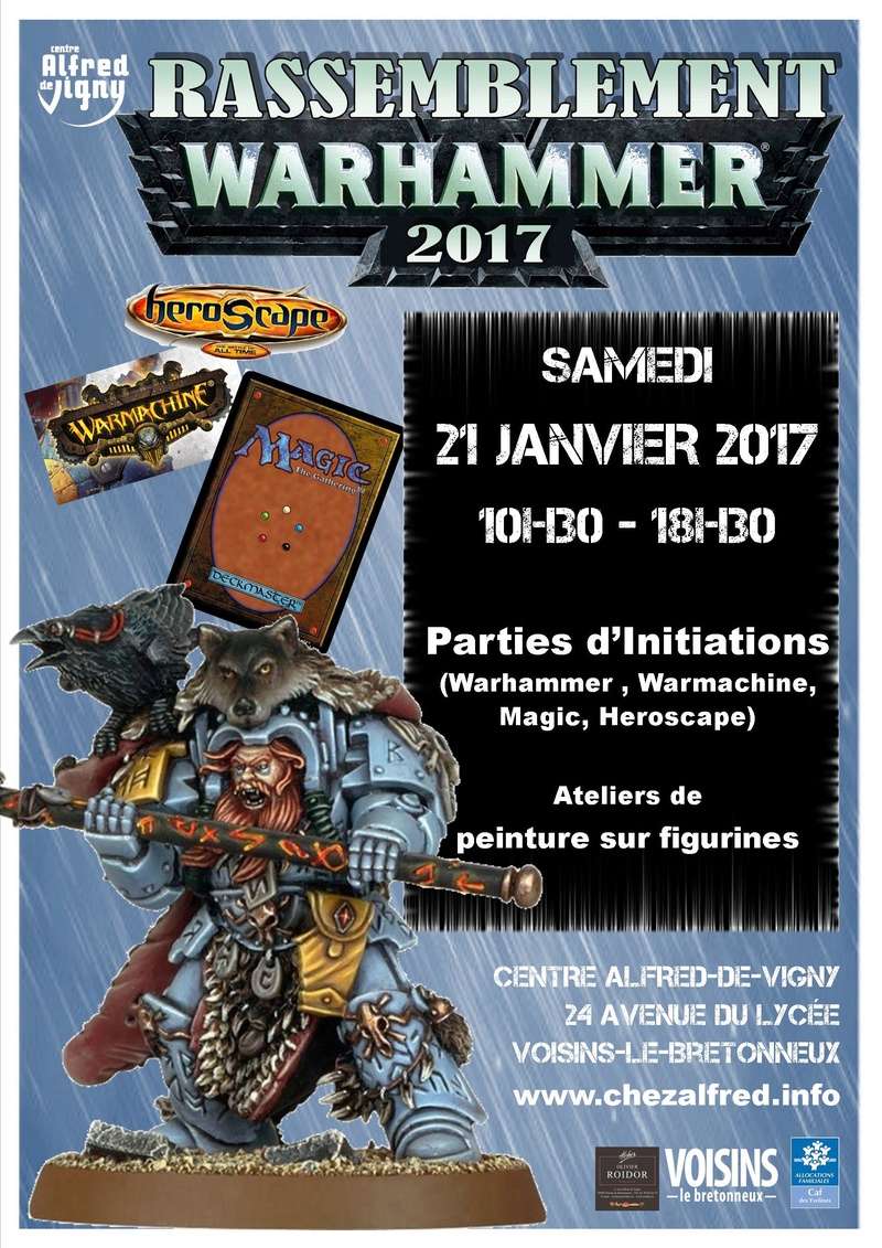 Rassemblement Warhammer 2017 Voisins-le-Bretonenux Affich12