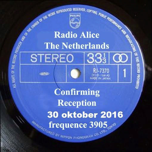 QSL de Radio ALICE 210
