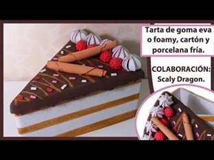 RETO: "CAJA TARTA DE GOMA EVA Y PORCELANA FRIA". Detalles, inscripcion y presentacion de la tarea Caja_t10