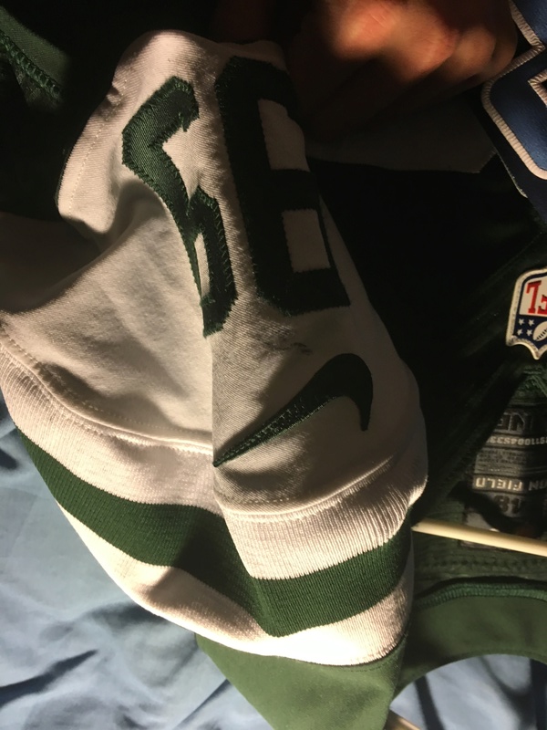 Nike elite jersey vs game worn jersey Img_2320