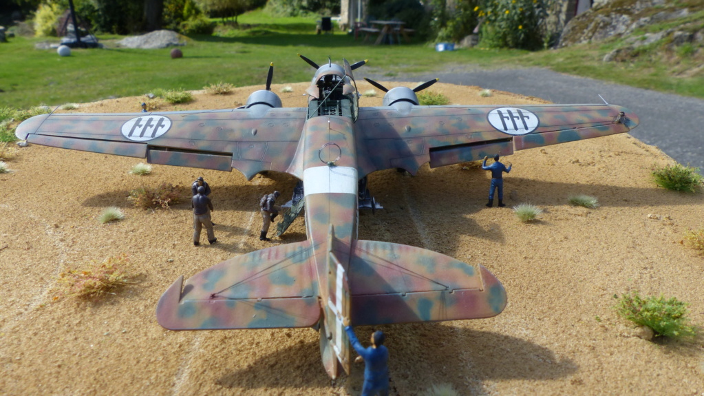 ITALERI SM 79 sur son chataignier !! 1/72 P1110325