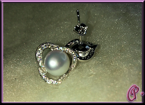 EleQueen 925 Sterling Silber Süßwasser Perlen Ohrringe Ryckse30