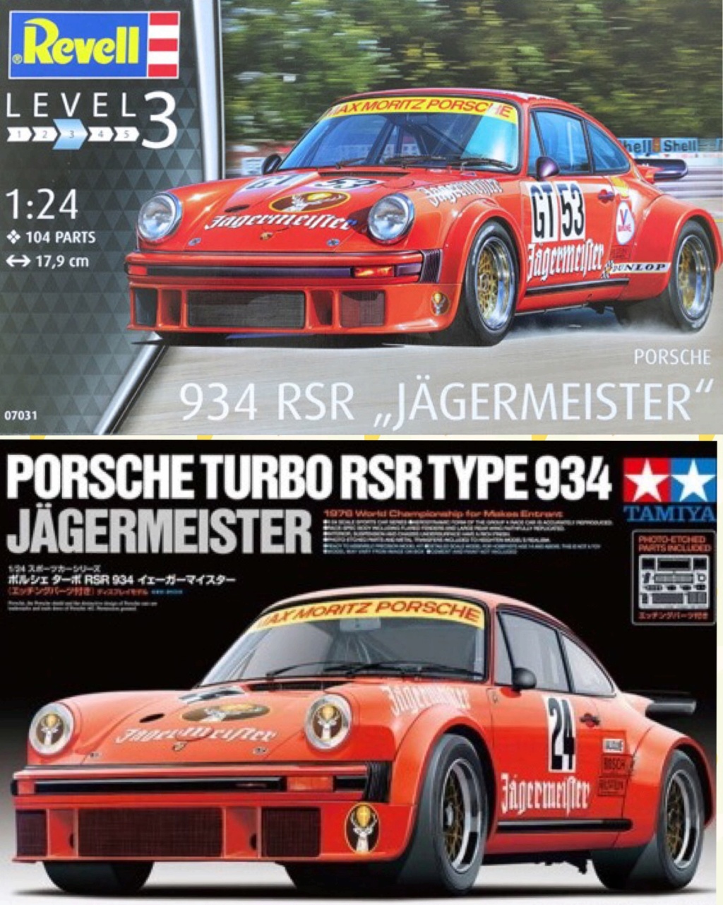 Porsche 934 : Revell ou Tamiya Img_7030