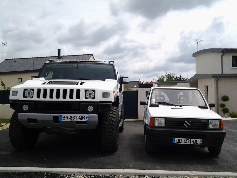 Hummer H2, gros ou!!! comparaison... 20150510