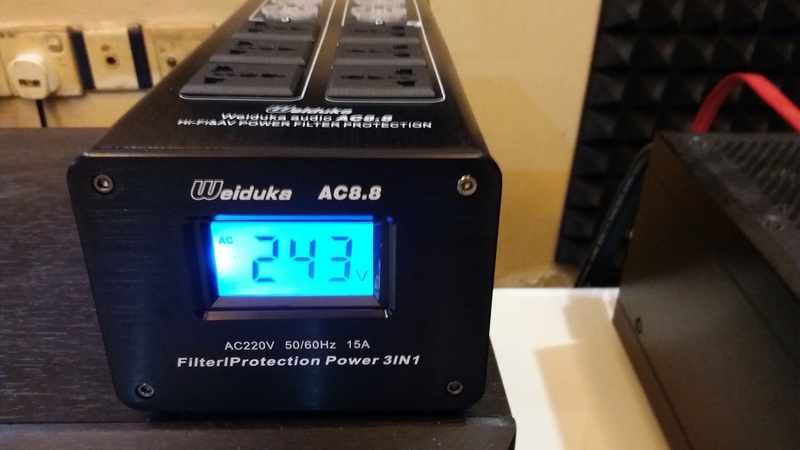 weiduka audio ac8.8 hifi&av power  filter protection  20161112