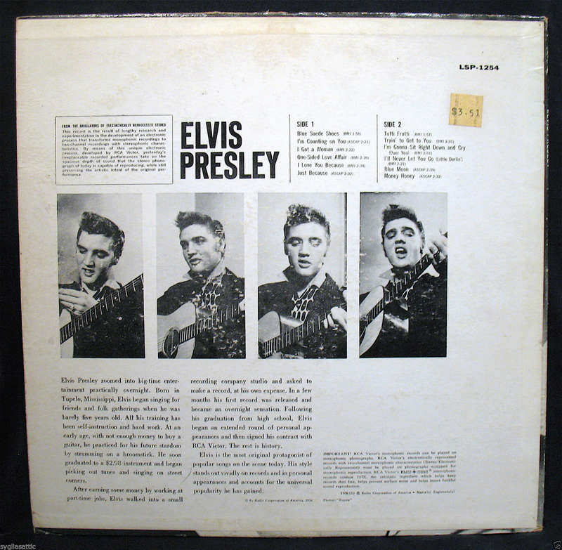 Elvis Presley - Elvis Presley - RCA Victor-  lps 1254 5211