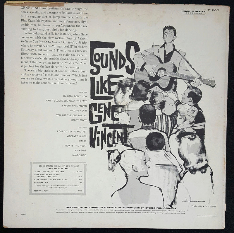 GENE VINCENT - SOUNDS LIKE Gene Vincent - CAPITOL RECORDS - 1959 640
