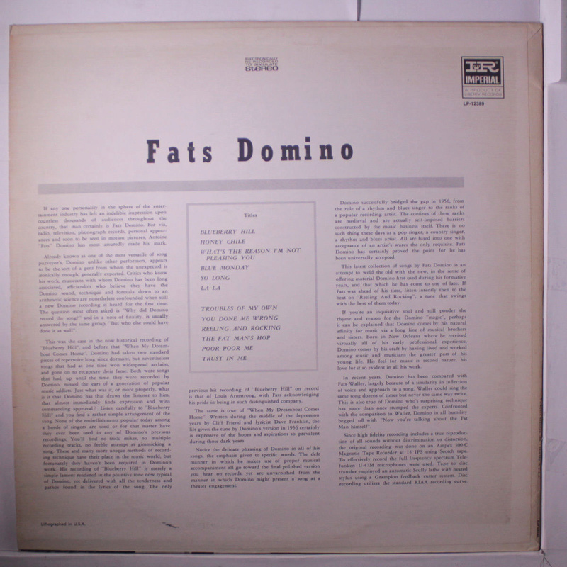 Fats Domino - this is Fats - Imperial - lp 9028 6611