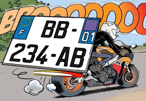 moto - Plaques d'immatriculations moto : format 210x130 obligatoire au 1er juillet 2017 15442310