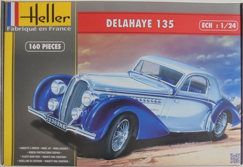 DELAHAYE 135 1/24ème Réf 80707 Del_0016