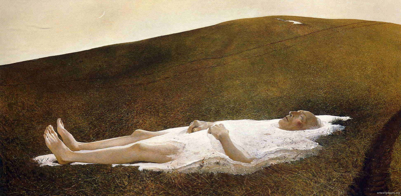 I "Winter"...Quelque chose attend, tapi dessous Wyeth_30