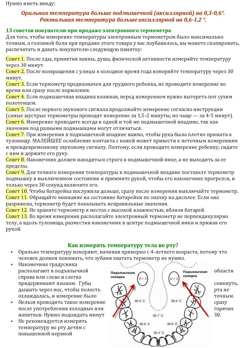 Медицинские термометры Eaoazi16