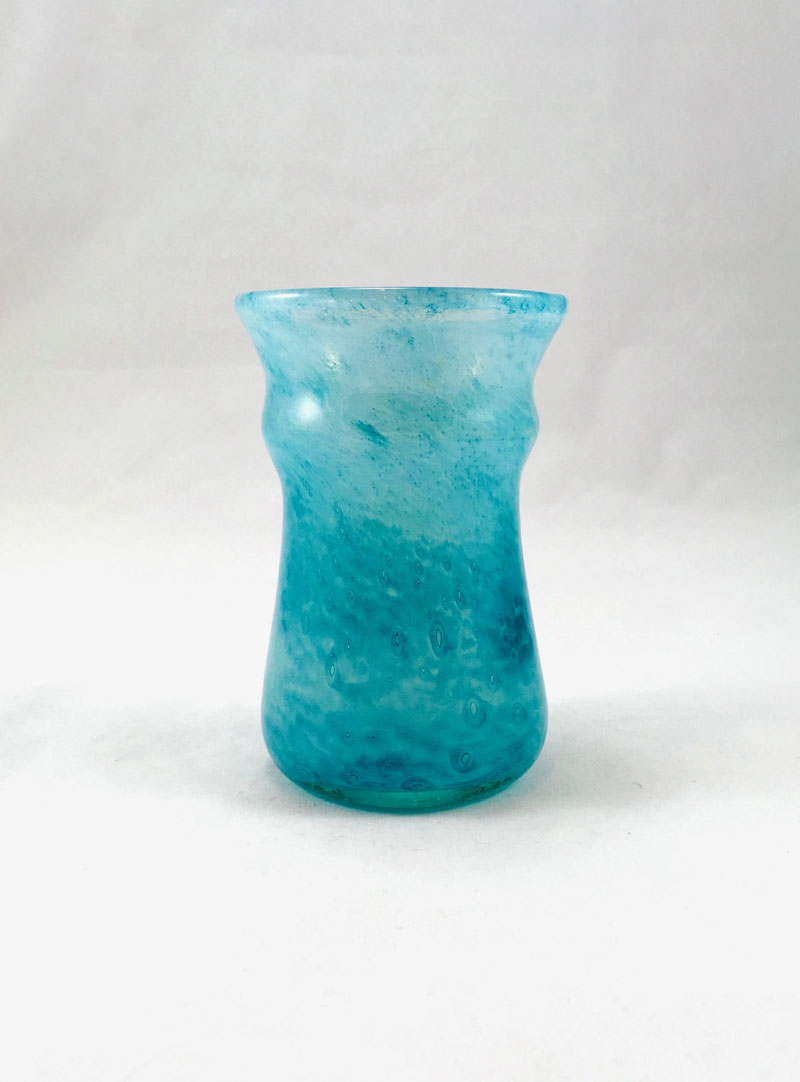 Blue glass vase Img_3611