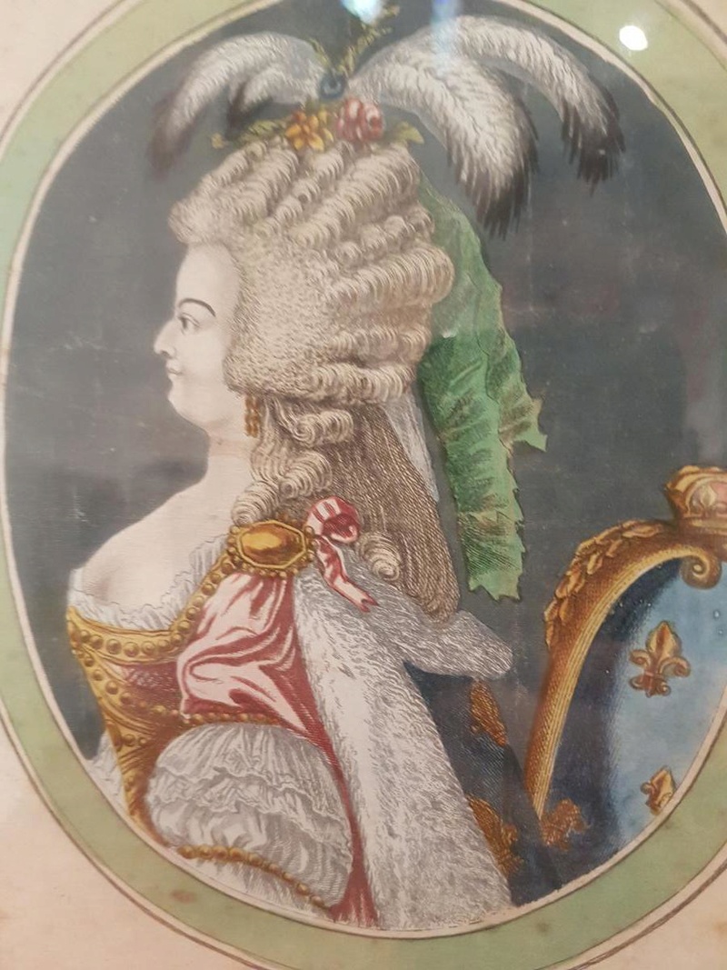 Gravures représentant Louis XVI et Marie-Antoinette 21399311