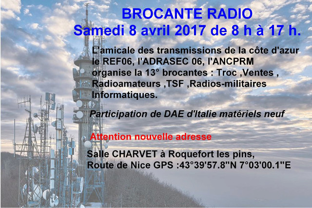 brocante - Brocante radioamateurs radio militaire et TSF Roquefort-les-Pins (06) (08/04/2017) Expo-r10