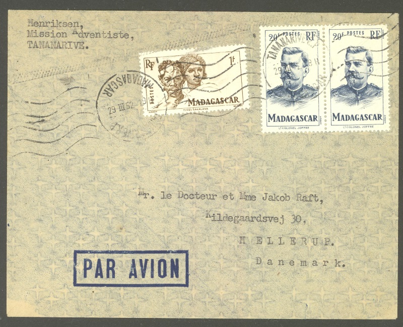 Madagaskar - Frankaturen und Briefmarken 393_4010