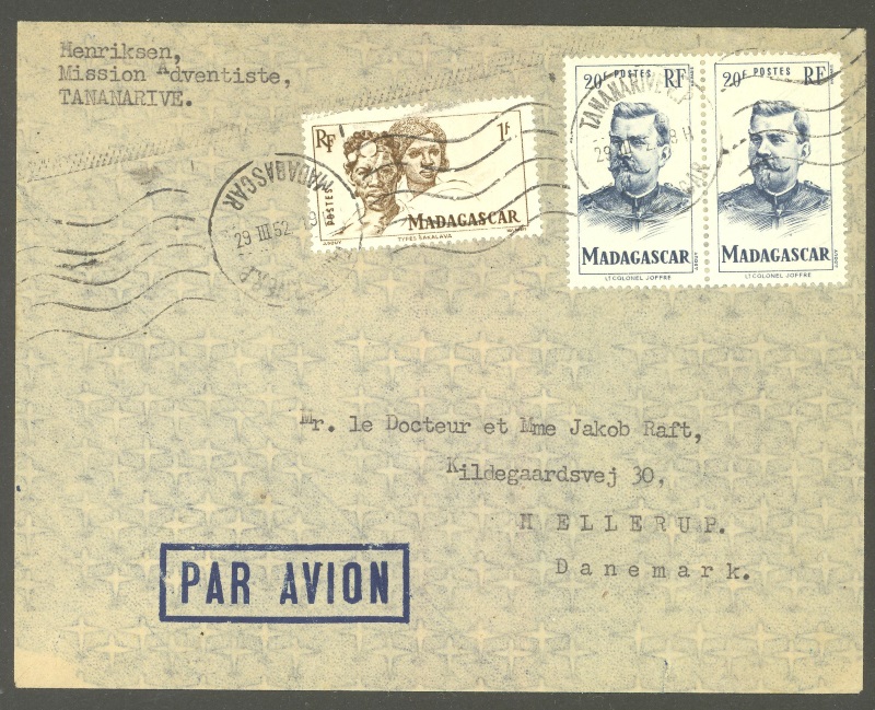 Madagaskar - Frankaturen und Briefmarken 393_4010