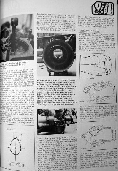 Moteur : Articles De Presse : Moto Revue n° 2423 - 1979 (tt500 spéciale - Gonflage d'un gros mono) 328