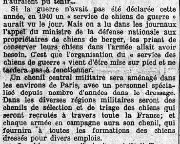 Les chiens dans l'armée française Journa11