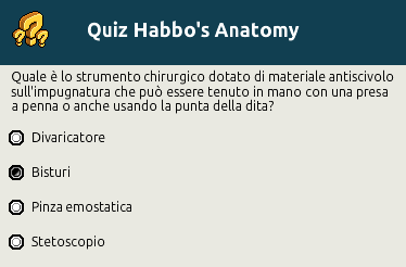 [IT] Quiz Habbo's Anatomy | Distintivo Borsa Medica Scherm84