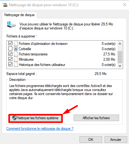 Faire un nettoyage rapide de disque dur sous Windows Vista / Seven/ W10 Nettoy15