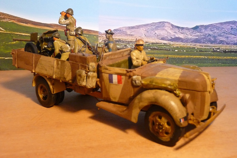 LYBIE 1942 -  Troupes F.F.L. canon A.C. français  embarqué. P1070111