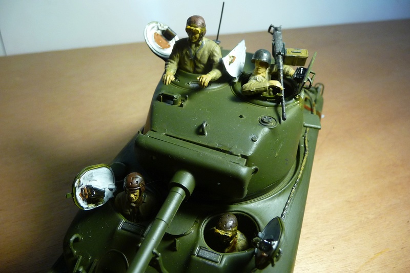 Italeri 1/35 - SHERMAN M4A1 canon 76mm P1070126