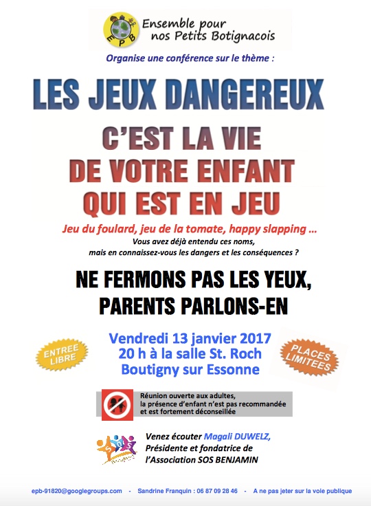 Conférence sur les Jeux Dangereux Flyers10