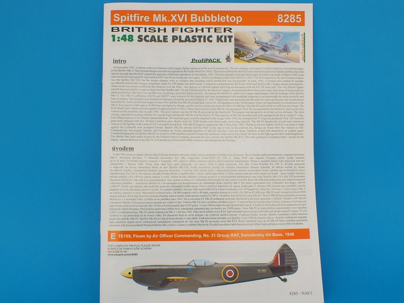 Spitfire Mk. XVI Bubbletop 1/48 Eduard 1/48 ref:8285 Dscf0711