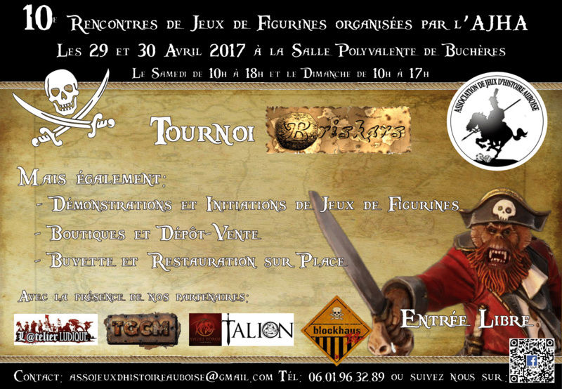 10e Rencontres de Jeux de Figurines de l'AJHA Affich15