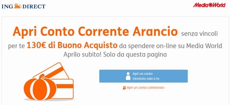 APERTURA CONTO CORRENTE ARANCIO Aaa10