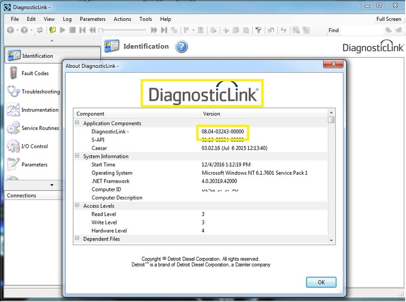 Detroit DIesel Diagnostic Link 8.04 (DDDL 8.04) Troubleshooting Dddl_810