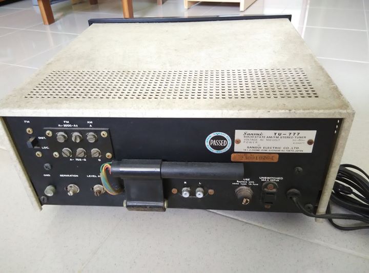 Sansui Tuner TU-777(SOLD) Sansui12