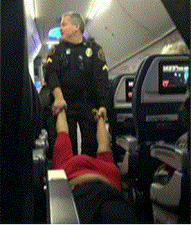 Woman dragged off flight at Detroit Metro...with pic AND VIDEO LOL Womanf10