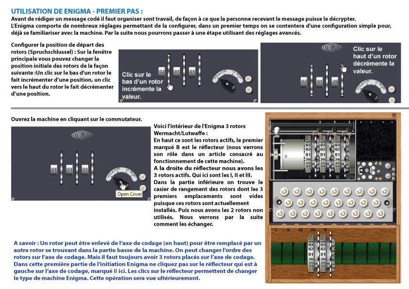 La machine ENIGMA Version simulateur tutoriel partie1 Enigma10