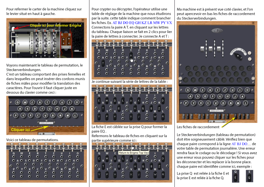 La machine ENIGMA Version simulateur tutoriel partie1 Enigma11