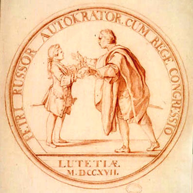 Exposition Versailles : Le tsar et l'enfant. Pierre Le Grand à la cour de Louis XV 00910