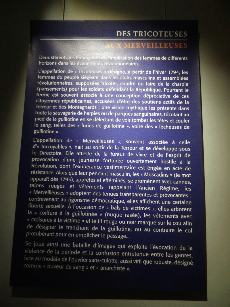 femmes revolution - Exposition "Amazones de la Révolution". Musée Lambinet, Versailles Imgp5245
