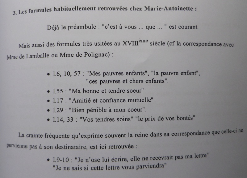 lettre - Testament / Lettre de Marie-Antoinette à Madame Elisabeth, le 16 octobre 1793 Imgp5367