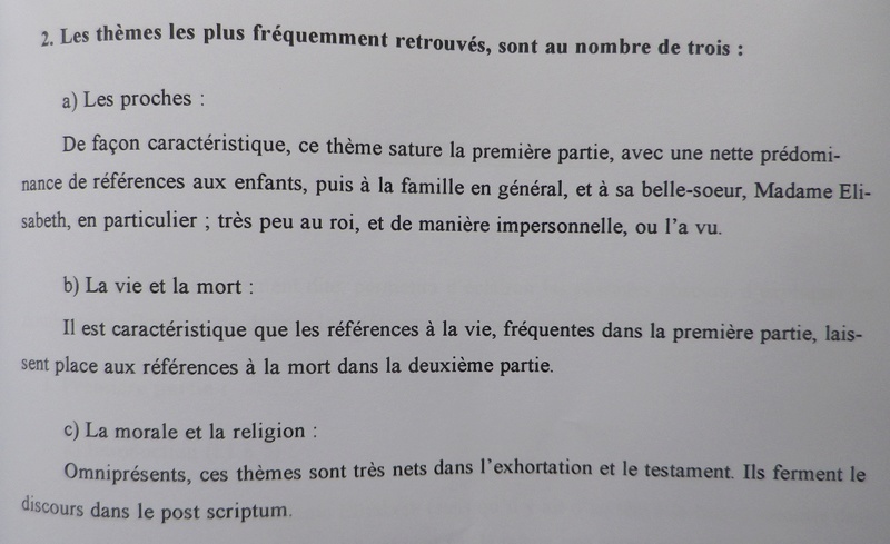 Testament / Lettre de Marie-Antoinette à Madame Elisabeth, le 16 octobre 1793 Imgp5369