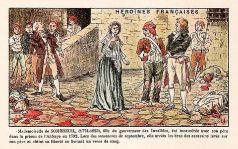 Mlle de Sombreuil, l'héroïne au verre de sang