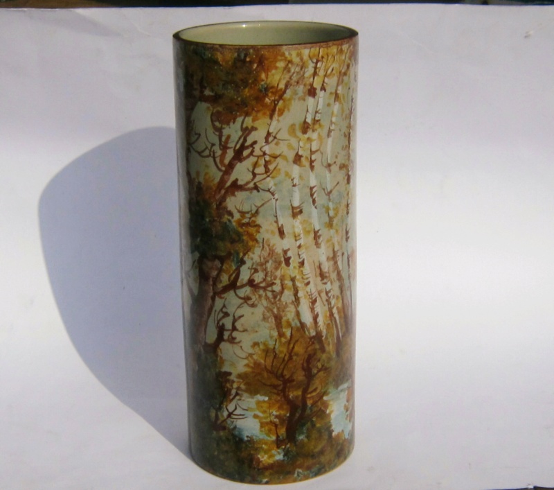 Painted woodland cylinder vase - Carlo Morelli Img_1810