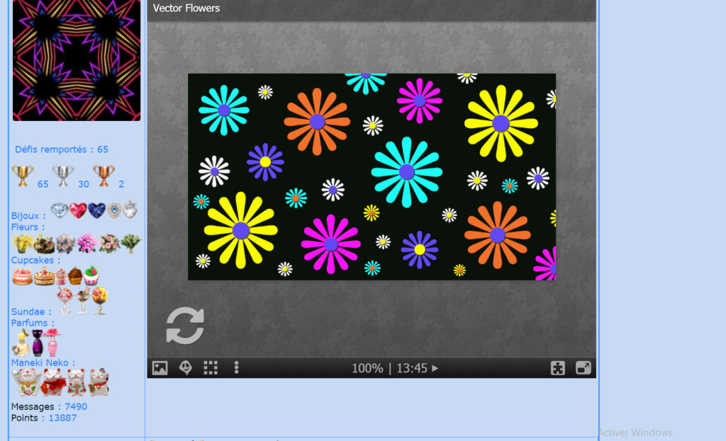 Puzzle #0528 / Vector Flowers by Mimosa Mimo100