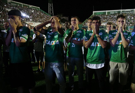 Sadness All Over! Tears Flow As Family, Fans Pay Emotional Tribute To Dead Brazilian Footballers Chapec14